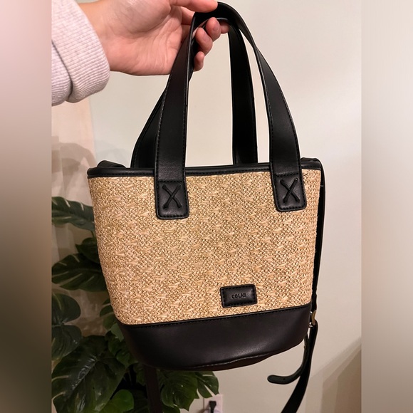 Co-lab woven small round shoulder bag - Picture 2 of 7